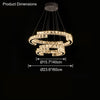 WOMO Circular Led Crystal Chandelier-WM2399 thumbnail