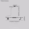 WOMO Spotlight Linear Pendant Light-WM2127 thumbnail