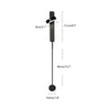 WOMO Adjustable Black/Gold Pendulum Wall Sconce-WM6029 thumbnail