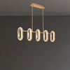 WOMO Rose Gold Long Oval Chandelier-WM2402 thumbnail