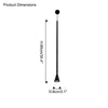 WOMO Cone Bedside Pendant Light-WM2014 thumbnail