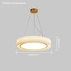 WOMO Round Pleated Fabric Pendant Light-WM2050 thumbnail