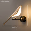 WOMO Gold Birds Wall Sconce-WM6033 thumbnail