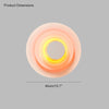 WOMO Colorful Round Accent Wall Sconce-WM6043 thumbnail