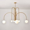 WOMO Glass Globe Arm Chandelier-WM2522 thumbnail