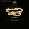 WOMO Circular Led Crystal Chandelier-WM2399 thumbnail
