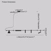 WOMO Spotlight Linear Pendant Light-WM2127 thumbnail