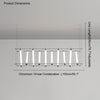 WOMO Maza Long Linear Chandelier-WM2134 thumbnail