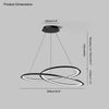 WOMO Swirl Led Chandelier-WM2073 thumbnail