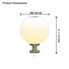 WOMO Globe Outdoor Pillar Light-WM9217 thumbnail