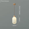 WOMO Ribbed Milk Glass Lantern Pendant Light-WM2115 thumbnail