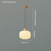 WOMO Ribbed Milk Glass Lantern Pendant Light-WM2115 thumbnail