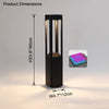 WOMO Square Solar Bollard Light-WM9111 thumbnail
