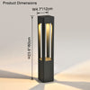 WOMO Square Pathway Bollard Light-WM9127 thumbnail