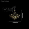 WOMO Large Sculptural Crystal Chandelier-WM2201 thumbnail