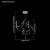 WOMO Large Sculptural Crystal Chandelier-WM2201 thumbnail