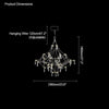 WOMO Large Sculptural Crystal Chandelier-WM2201 thumbnail