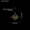 WOMO Large Sculptural Crystal Chandelier-WM2201 thumbnail