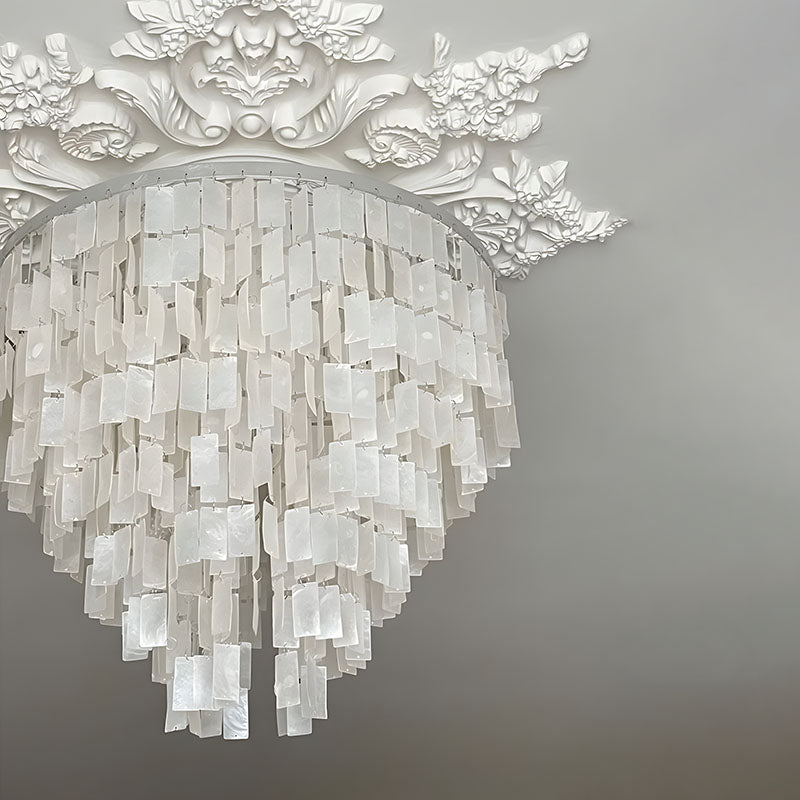 WOMO Art Deco Cone Shell Chandelier-WM3207