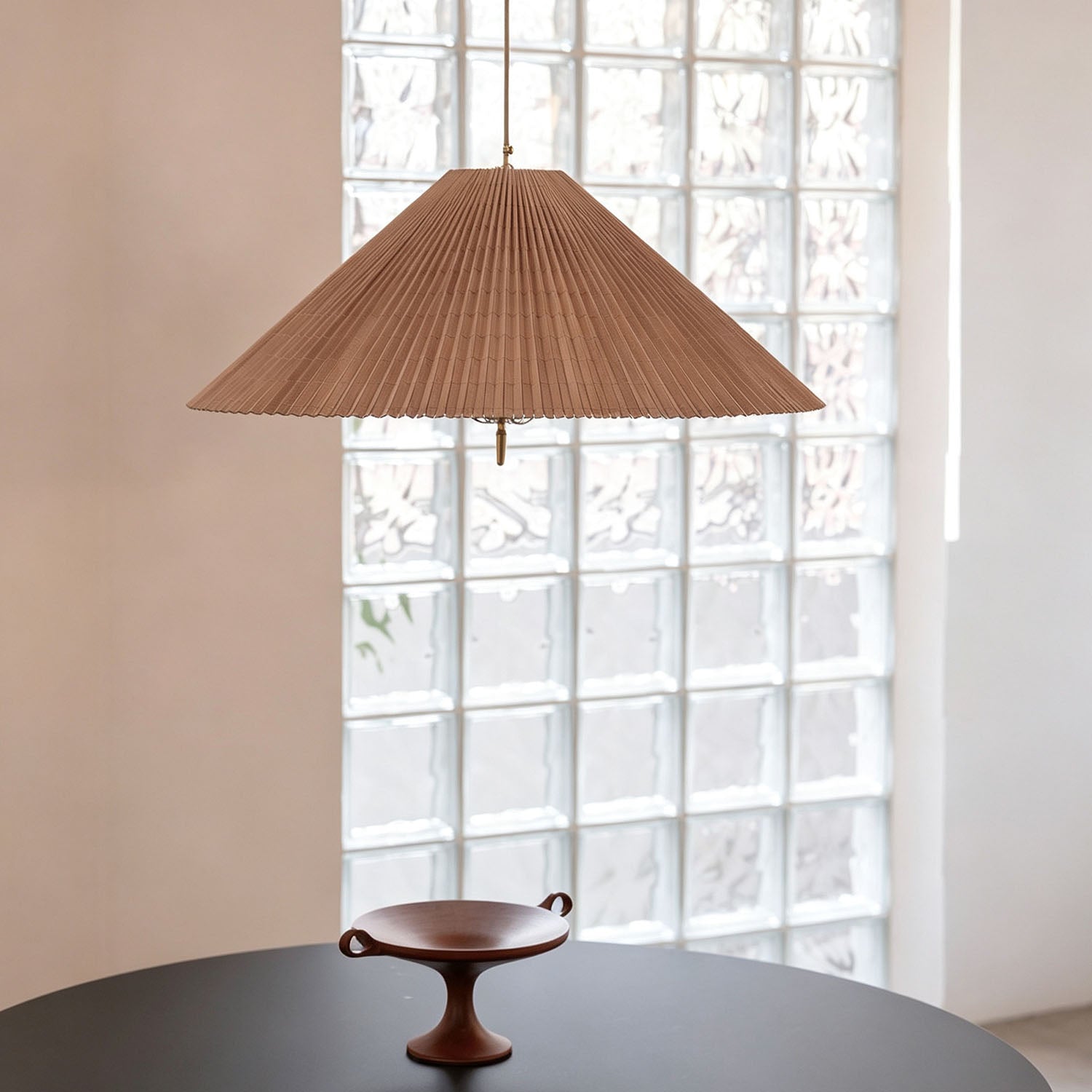 WOMO Mid Century Modern Bamboo Cone Chandelier-WM3220