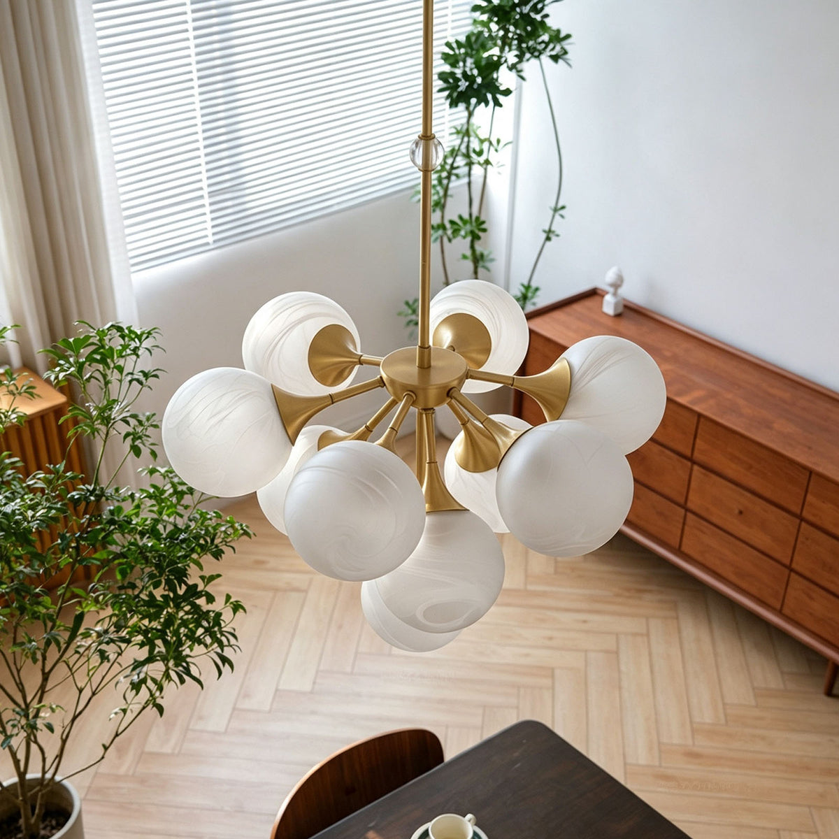 WOMO Glass Bubble Pendant Light-WM3232