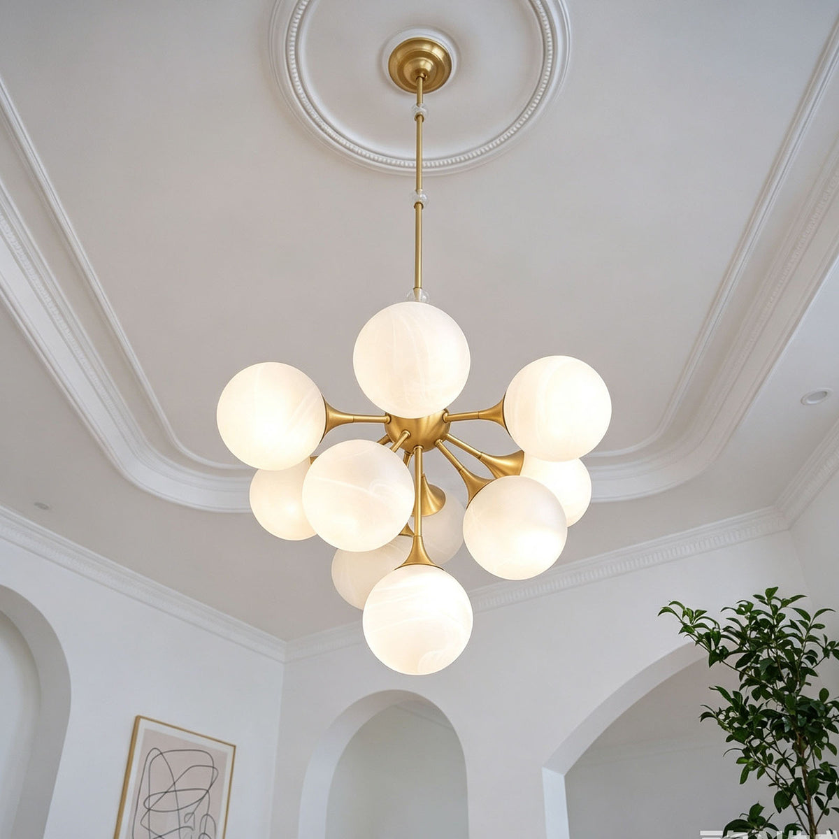 WOMO Glass Bubble Pendant Light-WM3232