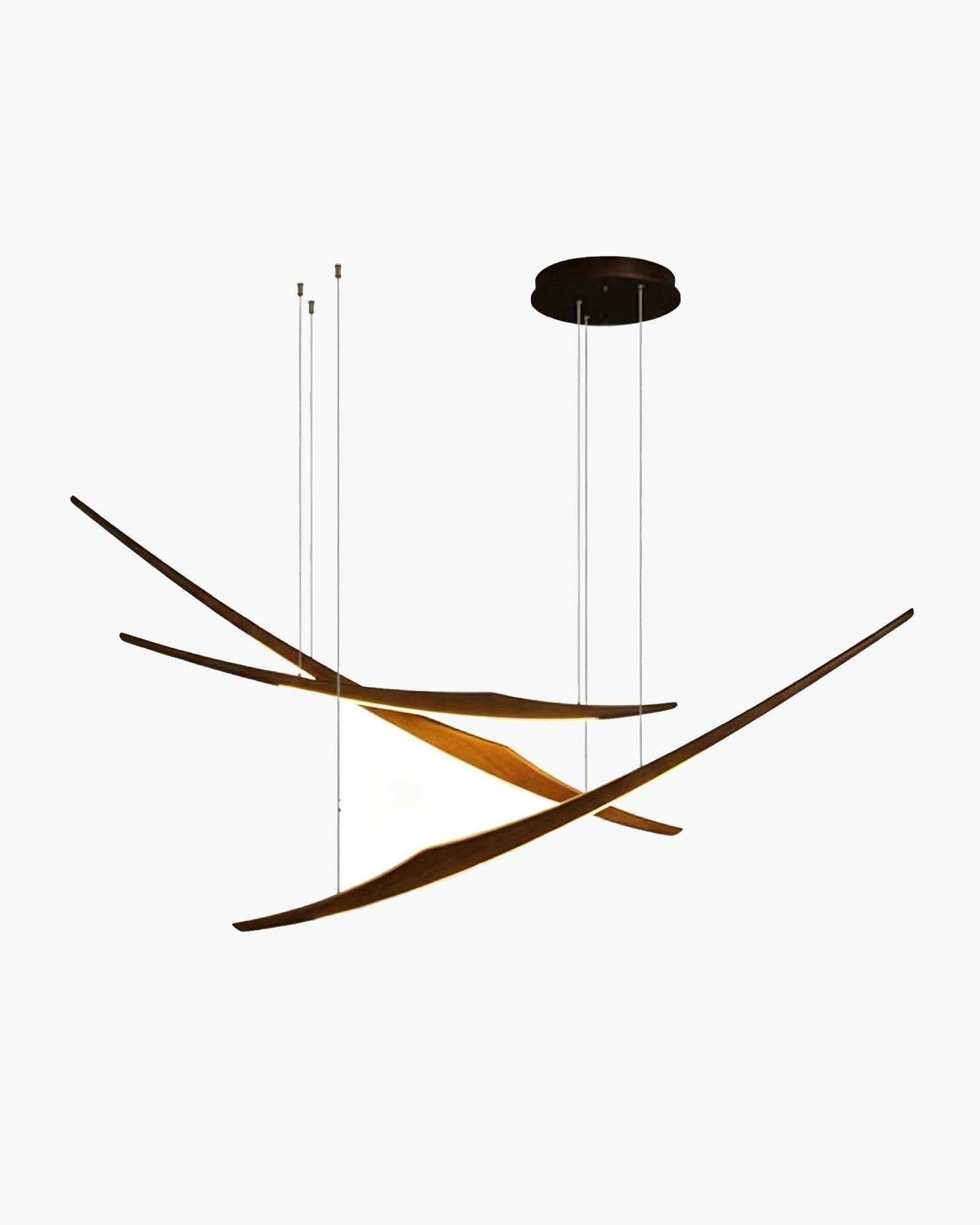 WOMO Long Branch Wood Chandelier-WM3282