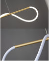 WOMO Rope Led Linear Brass Chandelier-WM2059a thumbnail