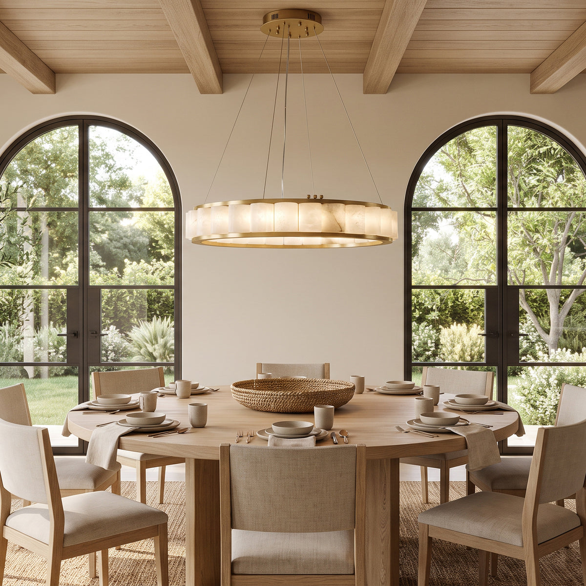 WOMO Bearing Circular Chandelier-WM2859