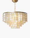 WOMO Capiz Round Chandelier-WM2474 thumbnail