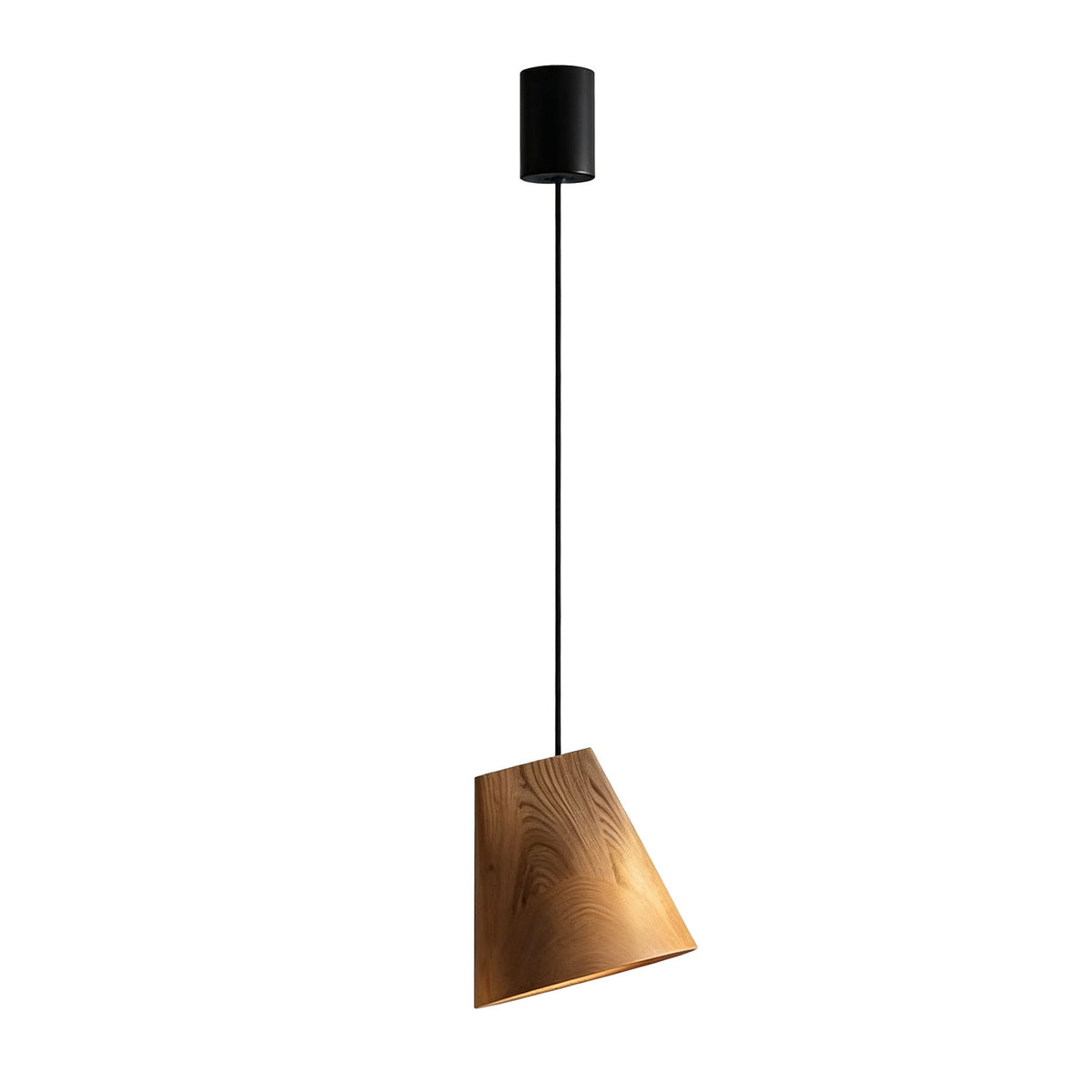 WOMO Wooden Taper Single Pendant Light-WM3256