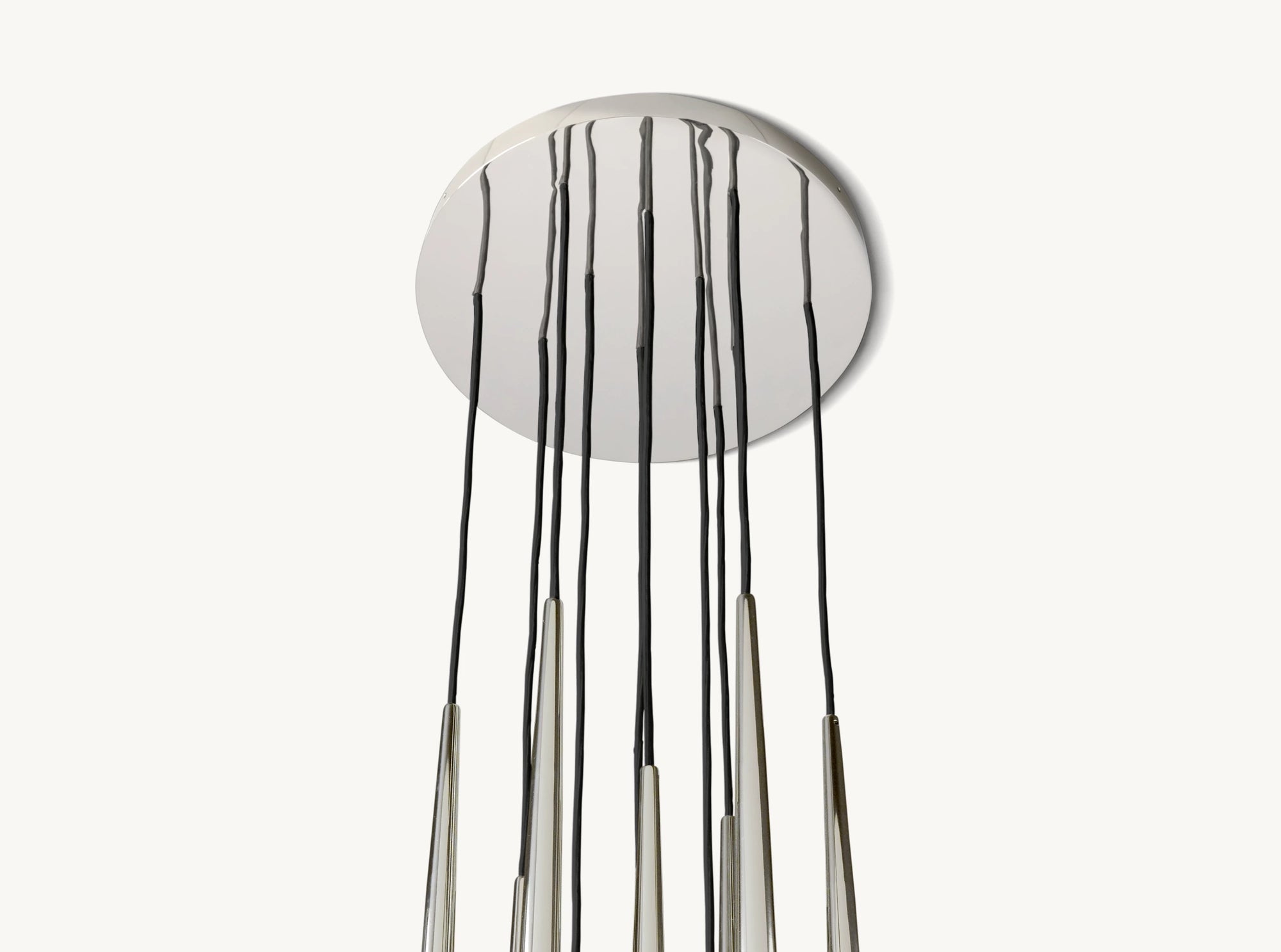 WOMO Pin Cascading Round Chandelier - Aquitaine