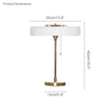 WOMO Mid-Century Round Table Lamp with Pull Chain-WM8009 thumbnail