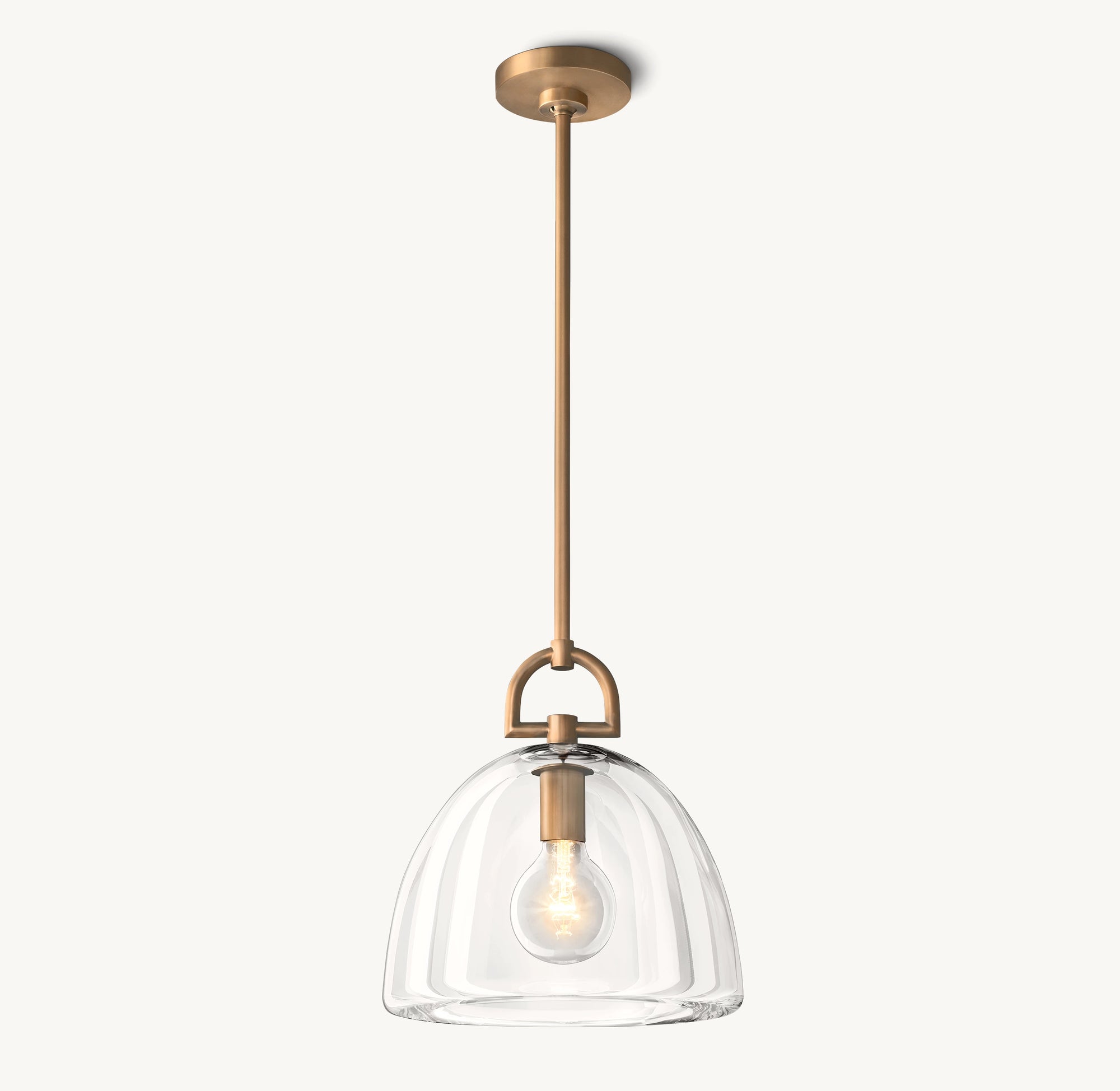 WOMO Dome Crystal Pendant Light - Botanist