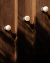 WOMO White & Black Glass Globe Wall Sconce-WM6103 thumbnail