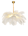 WOMO Palm Feather Chandelier-WM2216 thumbnail