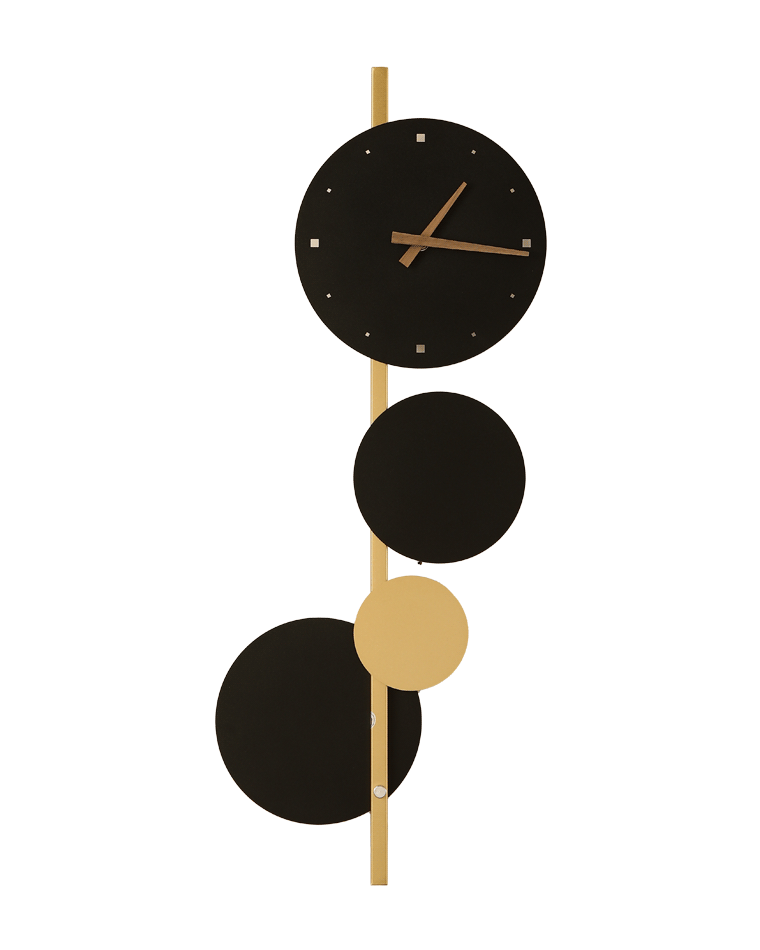 WOMO Sculptural Wall Clock with Led Light-WM6087