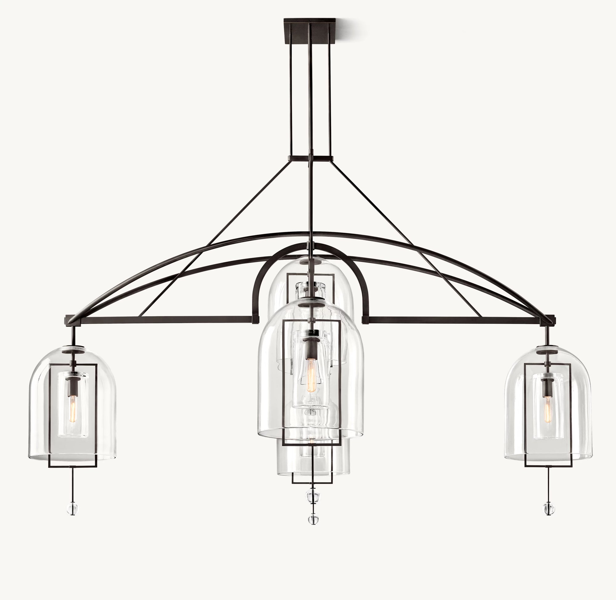 WOMO Bell Glass Chandelier - Fulcrum