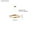 WOMO Wave Circular LED Chandelier-WM2195 thumbnail