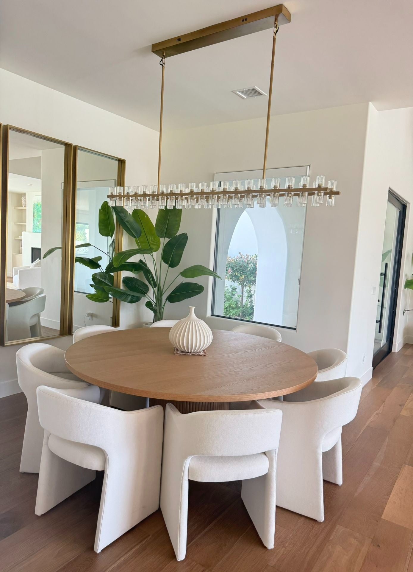 WOMO Hexagonal Crystal Linear Chandelier – Arcachon
