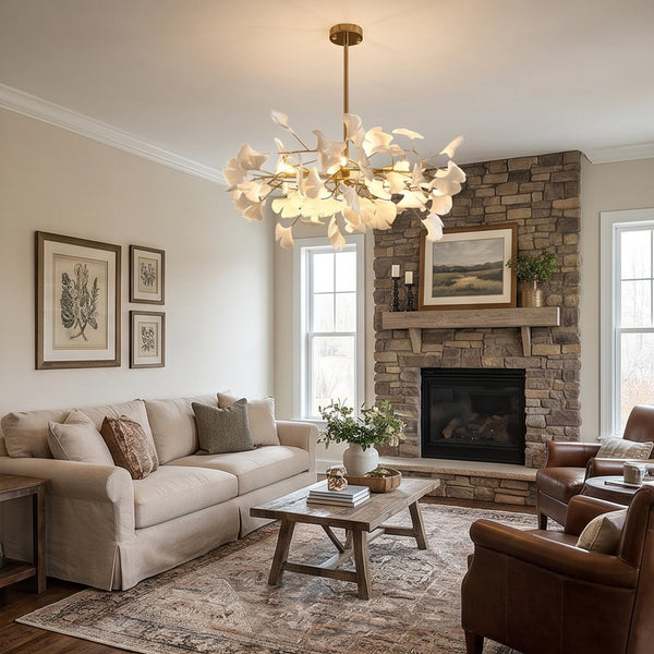 WOMO Gingko Leaf Chandelier-WM2205