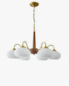 WOMO Retro Milk Glass Chandelier-WM2303 thumbnail