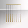 WOMO Tube Linear Chandelier-WM2909 thumbnail