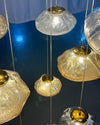 WOMO Cascading Blown Glass Pendant Chandelier-WM2101b thumbnail