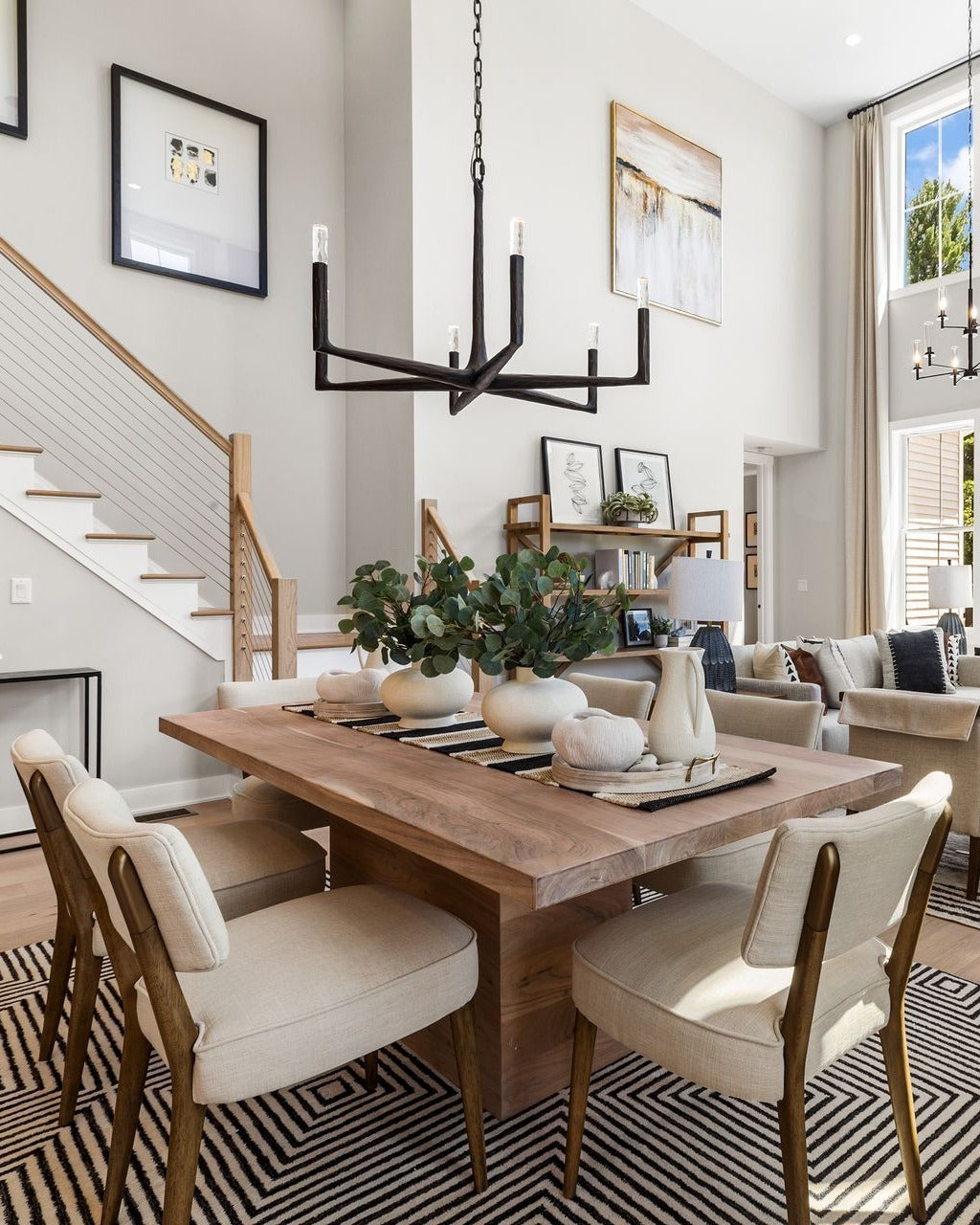 WOMO Forged Candlestick Chandelier - Thaddeus
