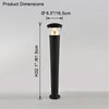 WOMO Black Pathway Bollard Light-WM9110 thumbnail