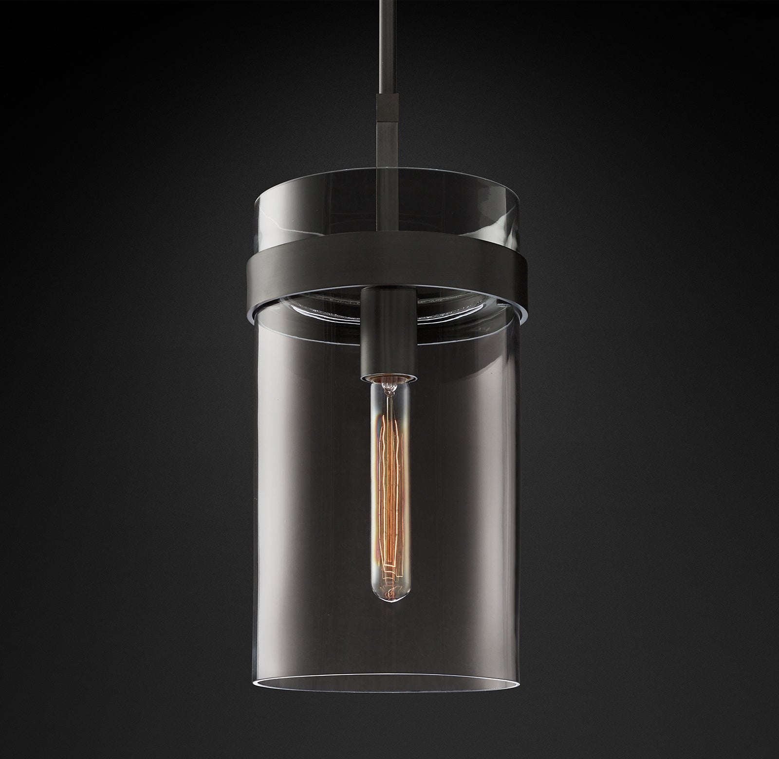 WOMO Cylindrical Glass Pendant Light - Ravelle