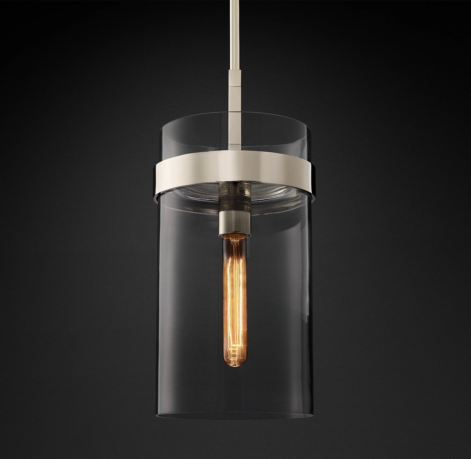 WOMO Cylindrical Glass Pendant Light - Ravelle