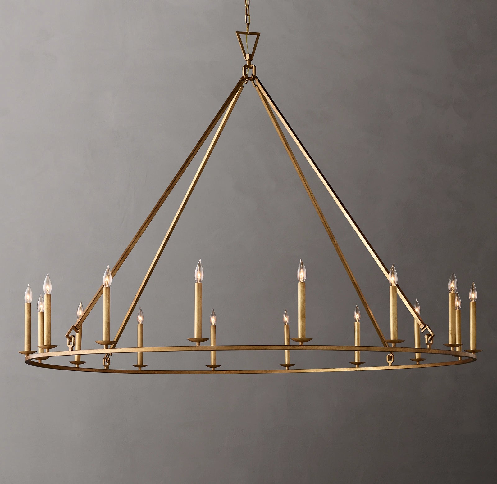 WOMO Candelabra Round Chandelier – Openwork