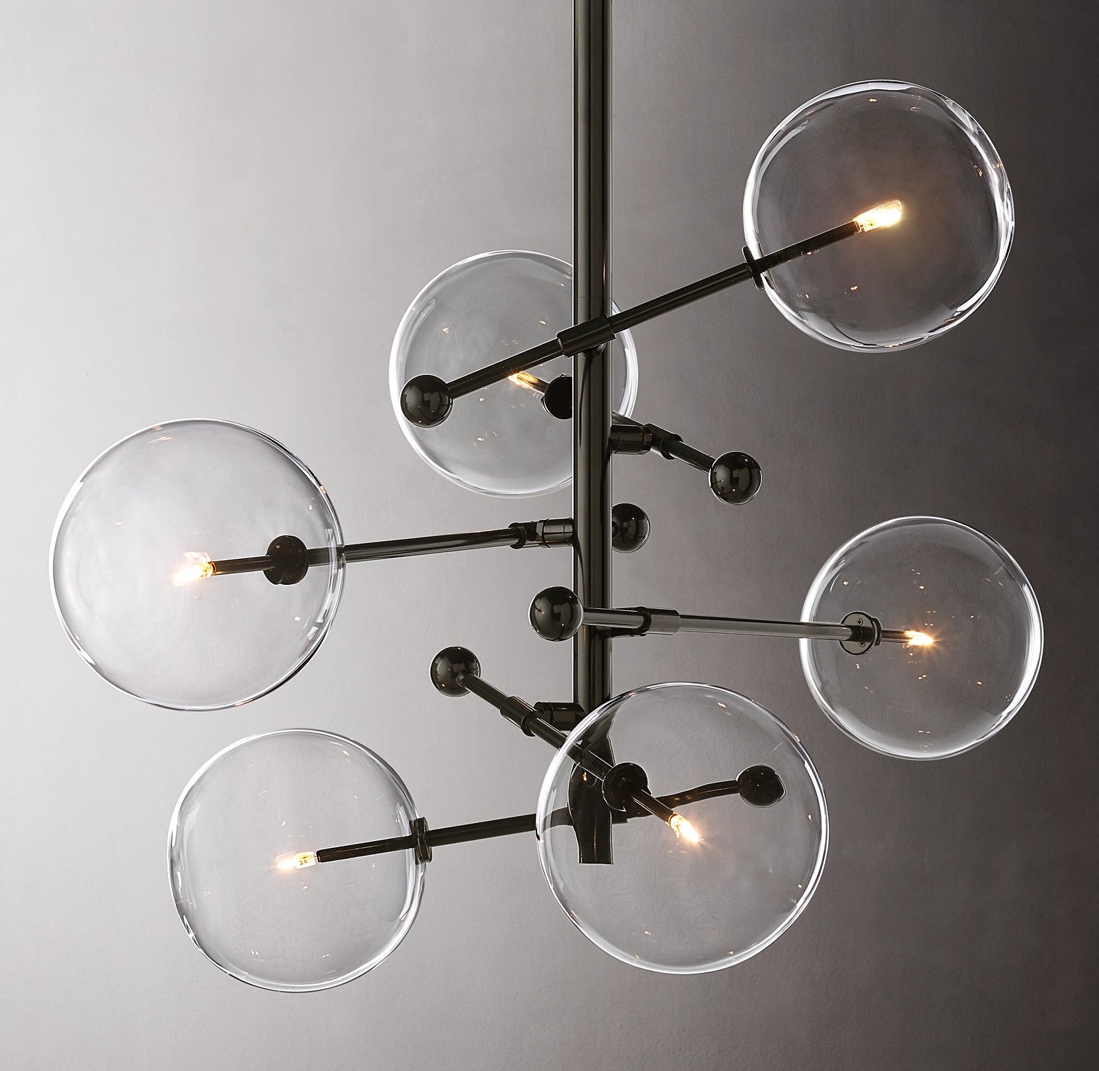 WOMO Sputnik Globe Glass Chandelier - Mobile